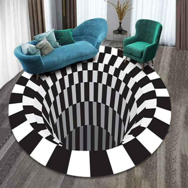 3D Vortex Illusion Carpet - Image 2