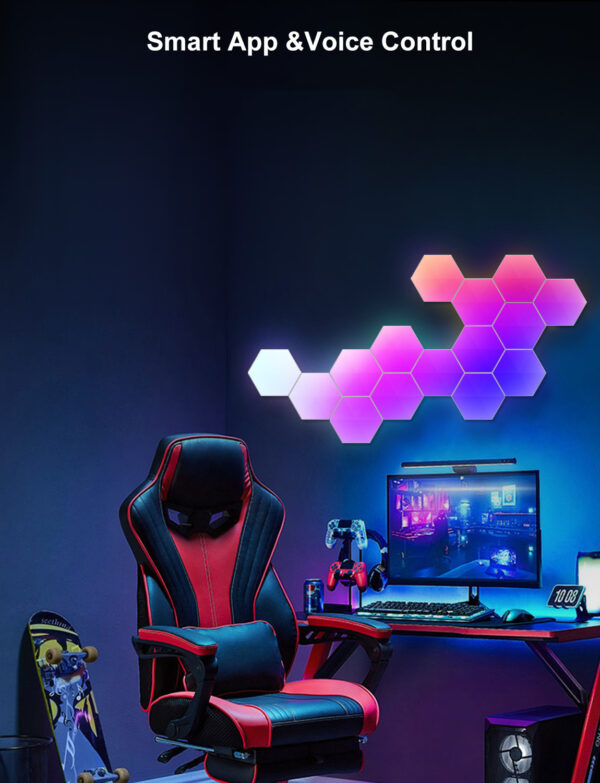 Honeycomb Neon Lamp - Image 9