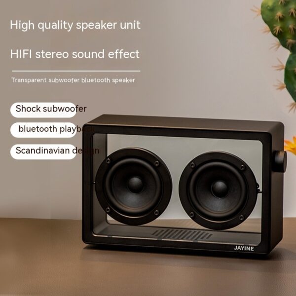 Retro Transparent Bluetooth Speaker - Image 8